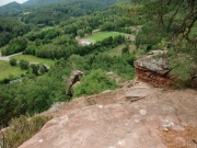 Blick vom Höllenfelsen